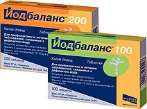 Йодбаланс табл. 0.1 мг 100 шт.