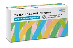 Метронидазол Реневал, таблетки 250 мг 40 шт